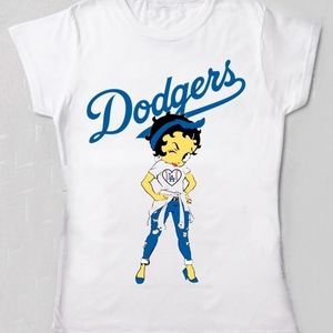 L.A Dodgers 'Betty Boop Women's Top XL